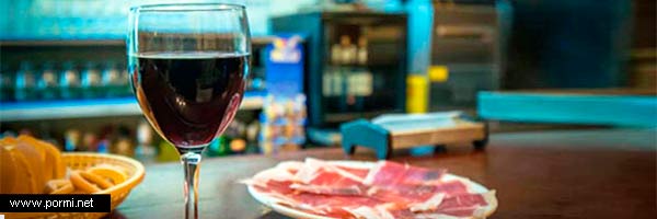 Vino jamón bueno para corazón